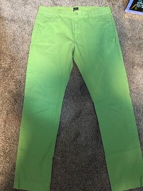 J. Crew Men’s Bright Green Chinos